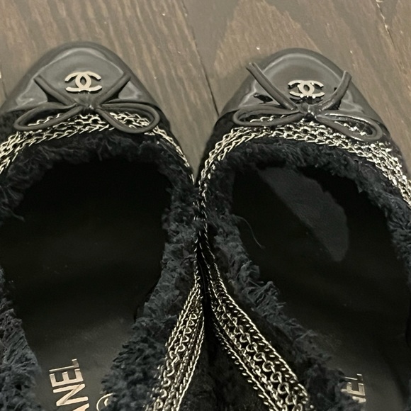 Chanel Women's tweed Escarpins Pump Heels, sz 41 EU (11 US) Black - Picture 10 of 14